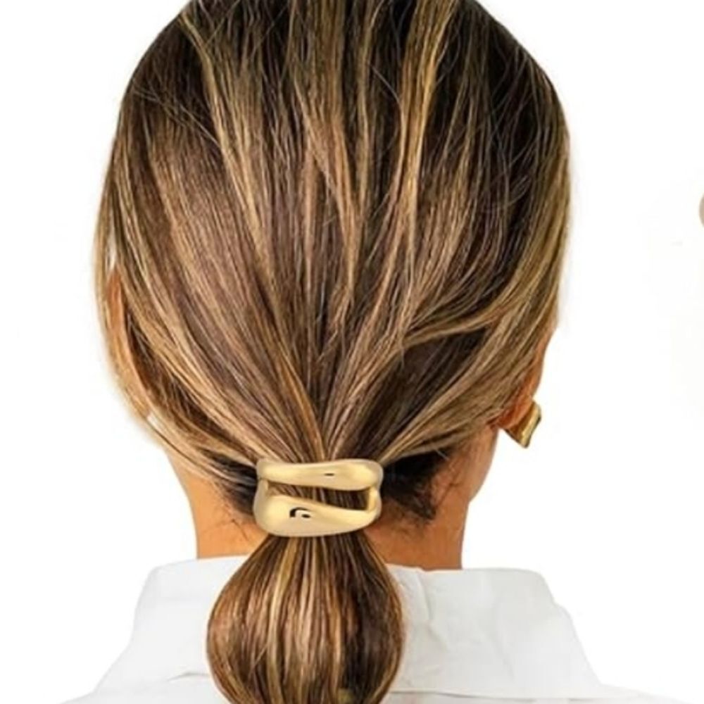 Mint Gold Women's Elegant Hair Tie